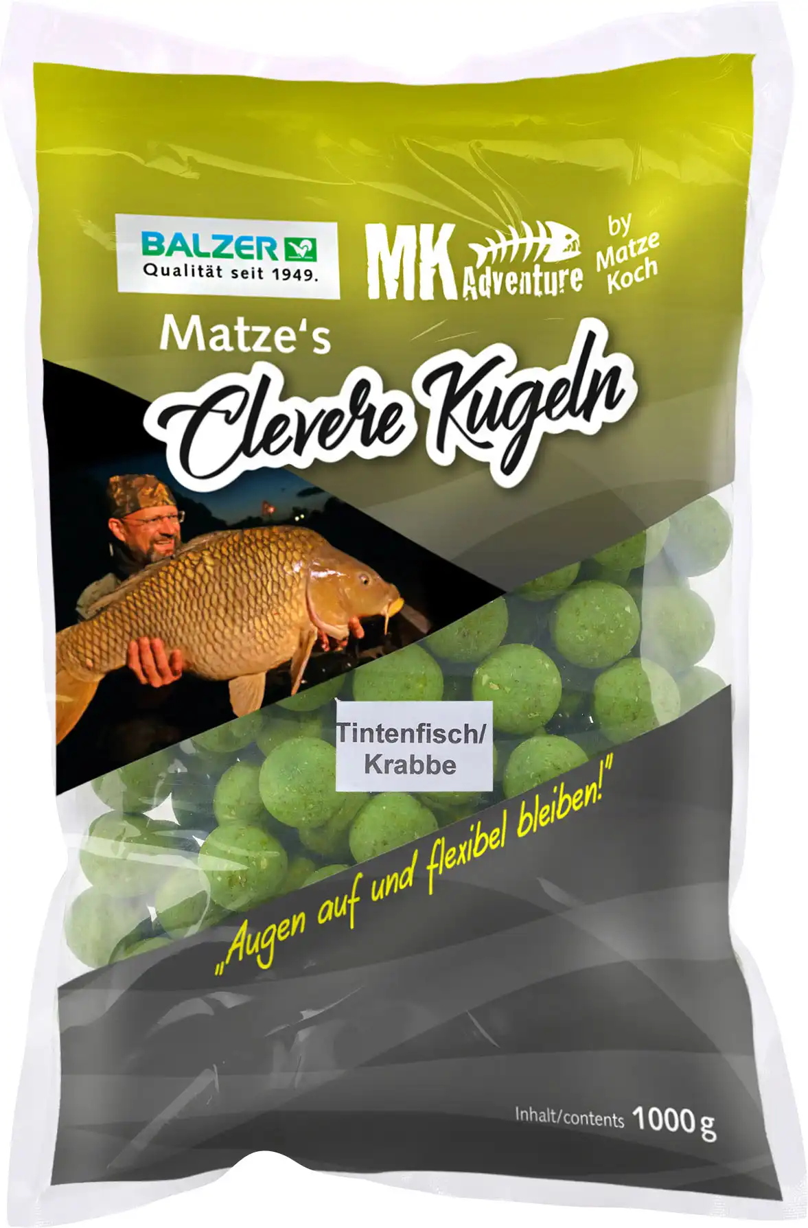 Tintenfish Krabbe