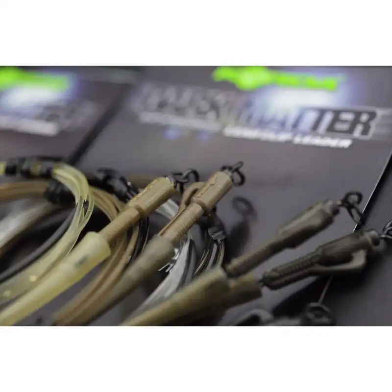 Korda Dark Matter Leader Hybrid Lead Clip 100cm 40lb Weedy Green