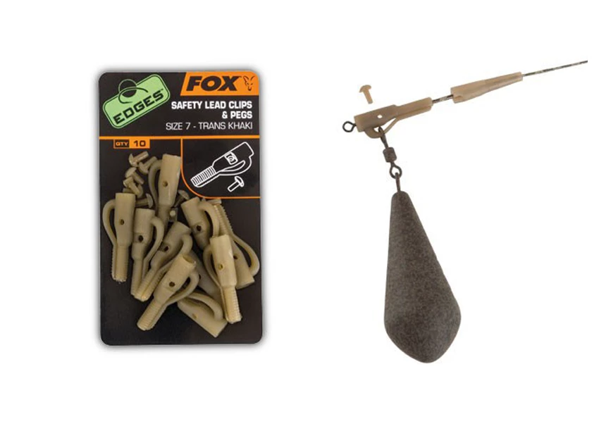 FOX Carp Edges Karpfen Blei Clip + Pegs