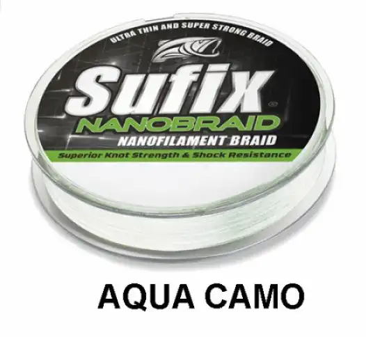 Sufix Nanobraid 100m Aqua Camo 0,03mm