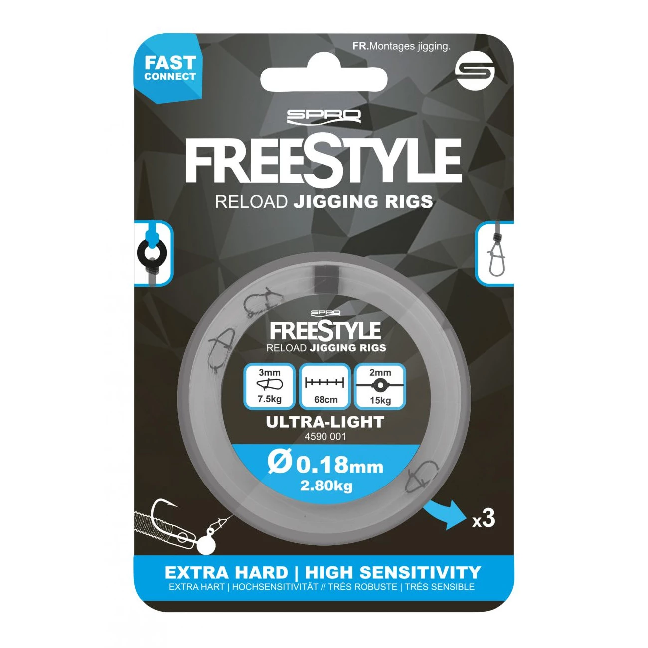 Freestyle Reload Jig Rig 0,22mm 68cm
