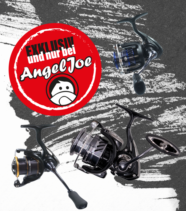 ANGELJOE EXKLUSIVE DAIWA ROLLEN