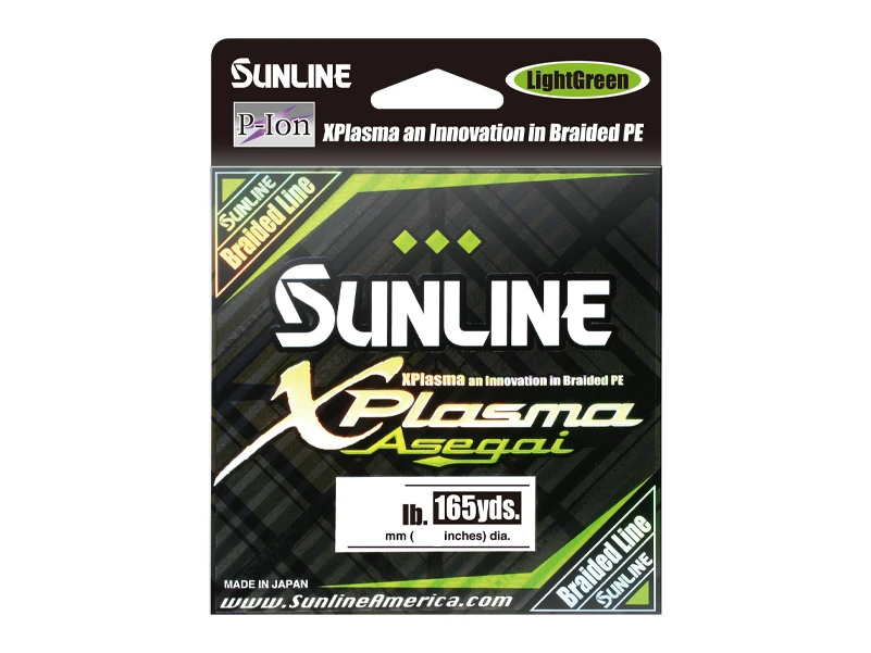 Sunline X Plasma Asegai 150m Light Green 0,15mm 3,6kg