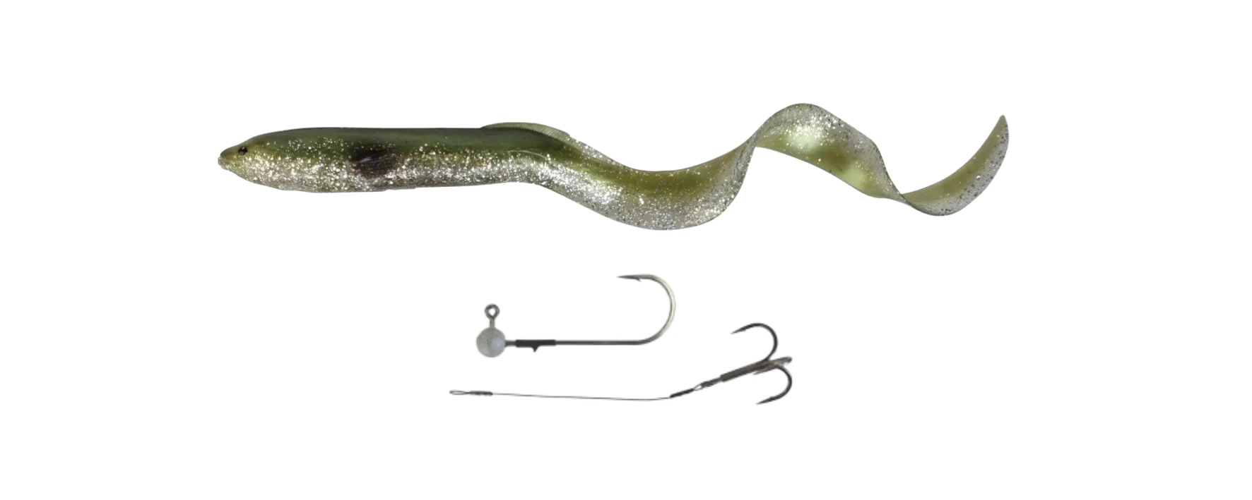 Savage Gear Real Eel 40cm Green Silver