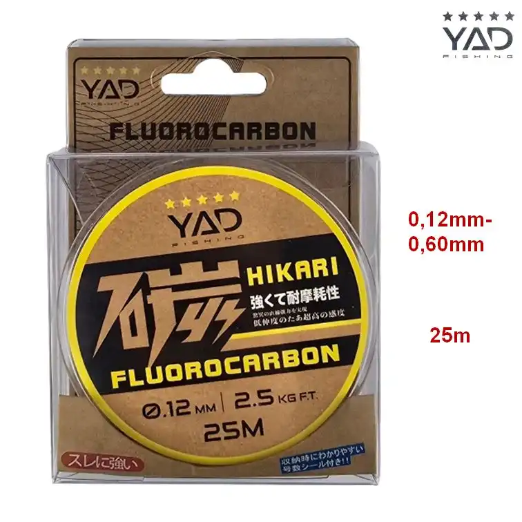 YAD Hikari Fluoro 25m 0,12mm