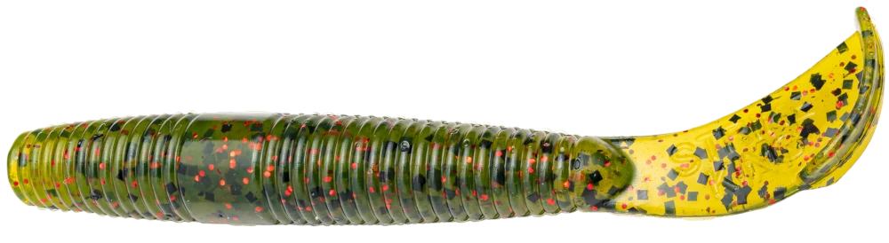 Strike King Tail Ned Cut-R Worm 3" Watermelon Red Flake