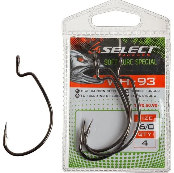 Select Soft Lure Special Offsethaken WH-93 #12/0