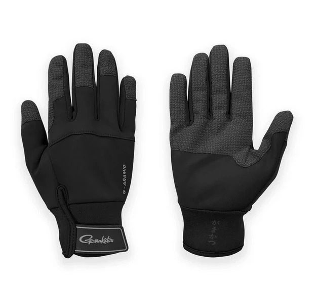 Gamakatsu G-Aramid Gloves Schwarz #L