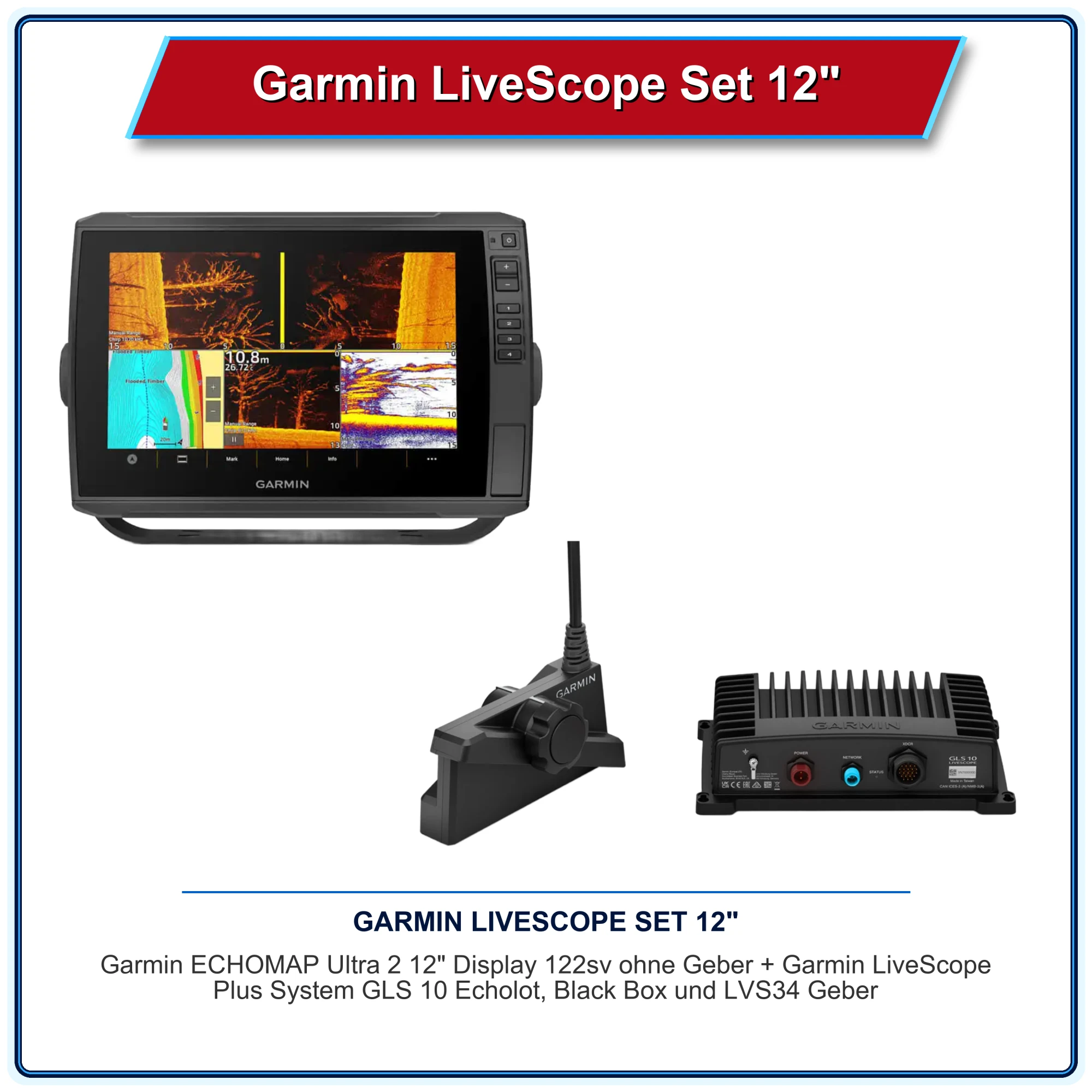 Garmin LiveScope Set 12" Standard