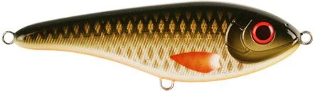 Strike Pro Buster Jerk Shallow Runner 15cm 64,5g Golden Olive