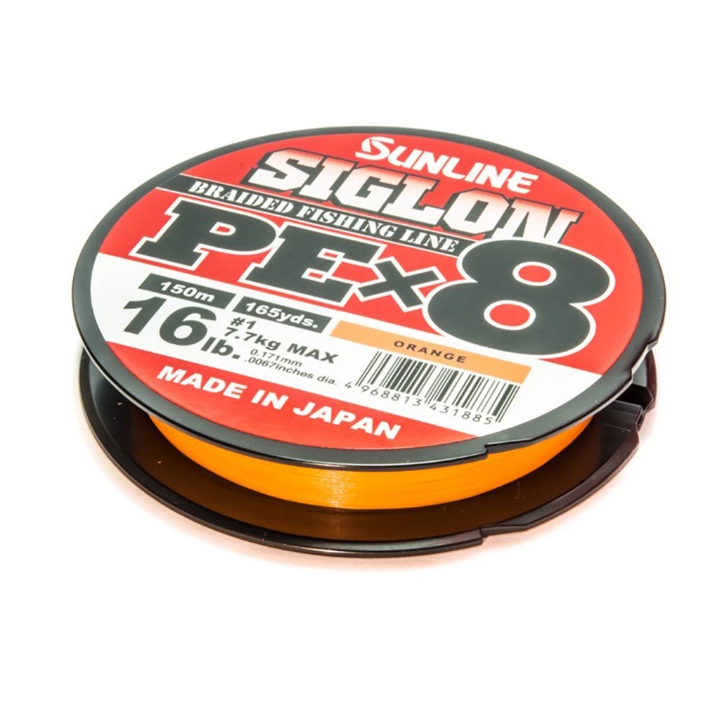 Sunline Siglon PE X8 150m Orange 0,13mm 4,5kg