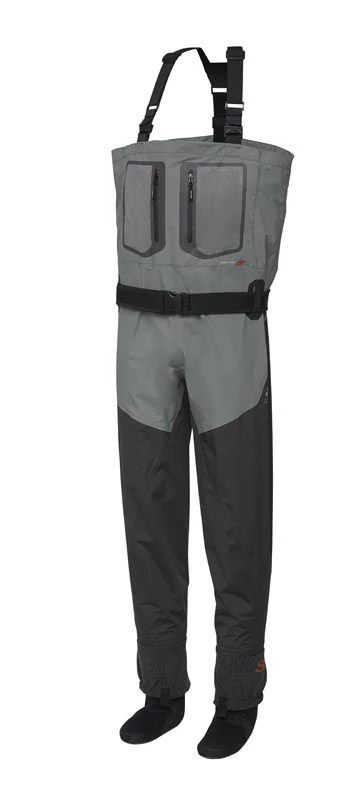 Scierra Yosemite 30000 Chest Stockingfoot Waders #M Dark Grey