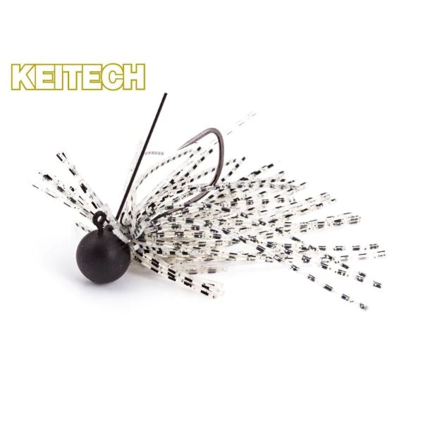 Keitech Mono Spin Jig 2,7g Silver Tiger