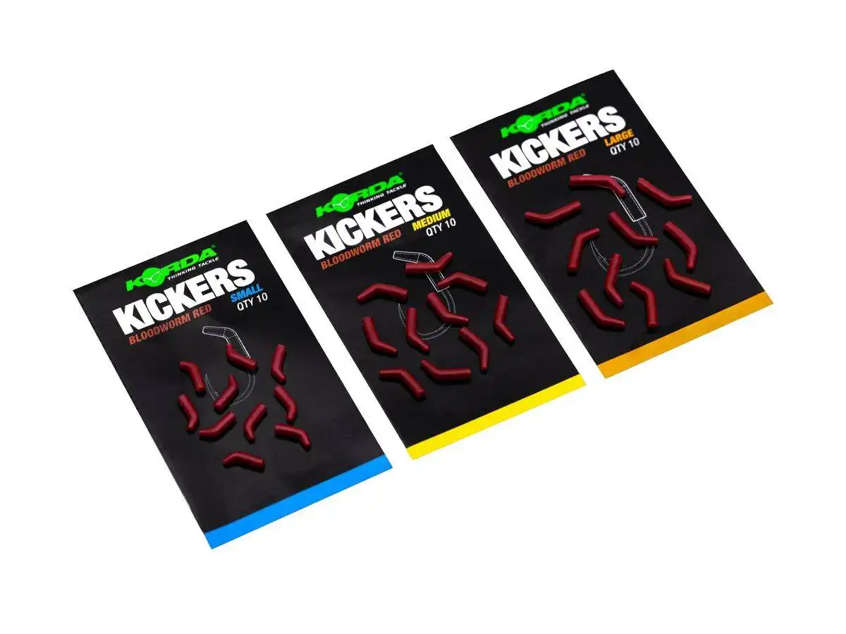 Korda Kickers Bloodworm Red #Large