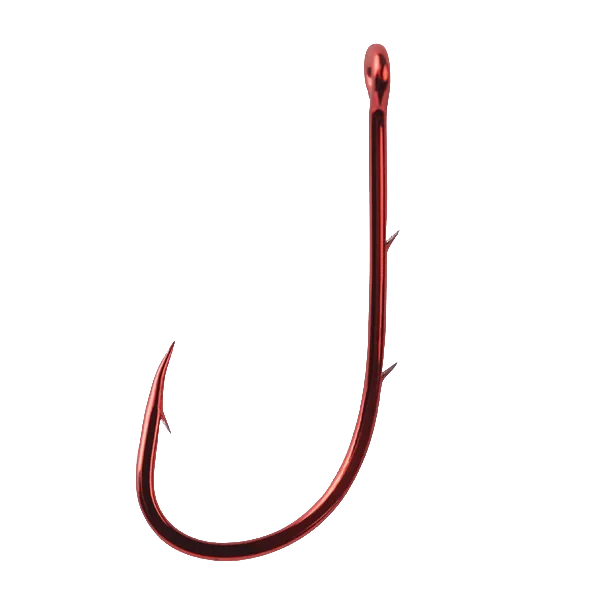 Mustad Red Baitholder Hook #2/0