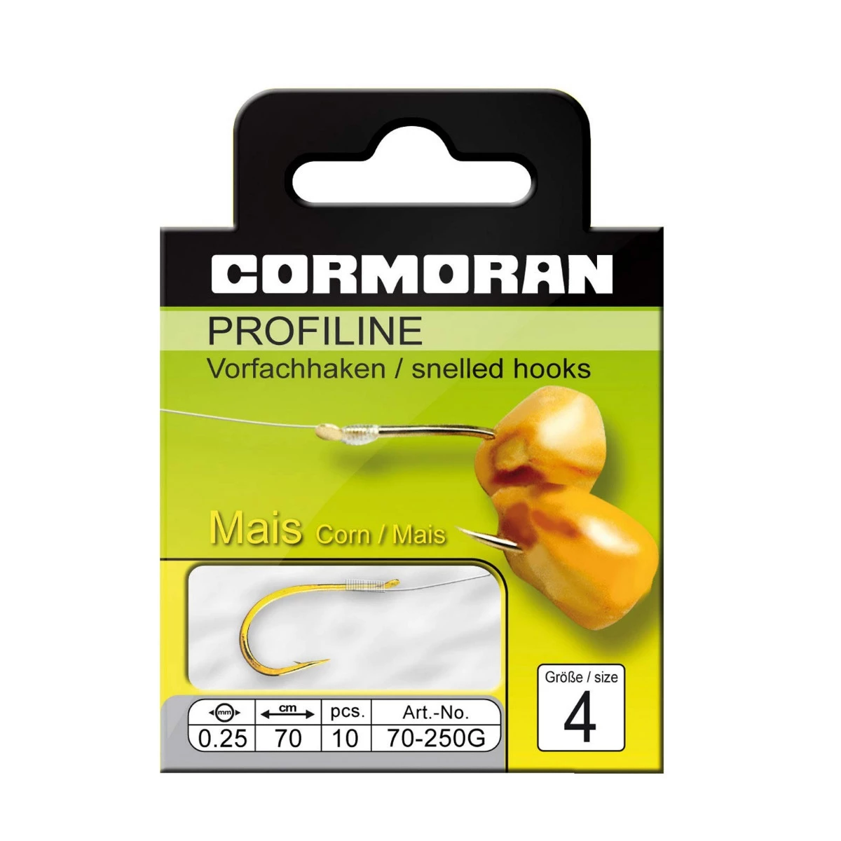 Cormoran Profiline Haken Mais Gold #12 70cm 0,16mm