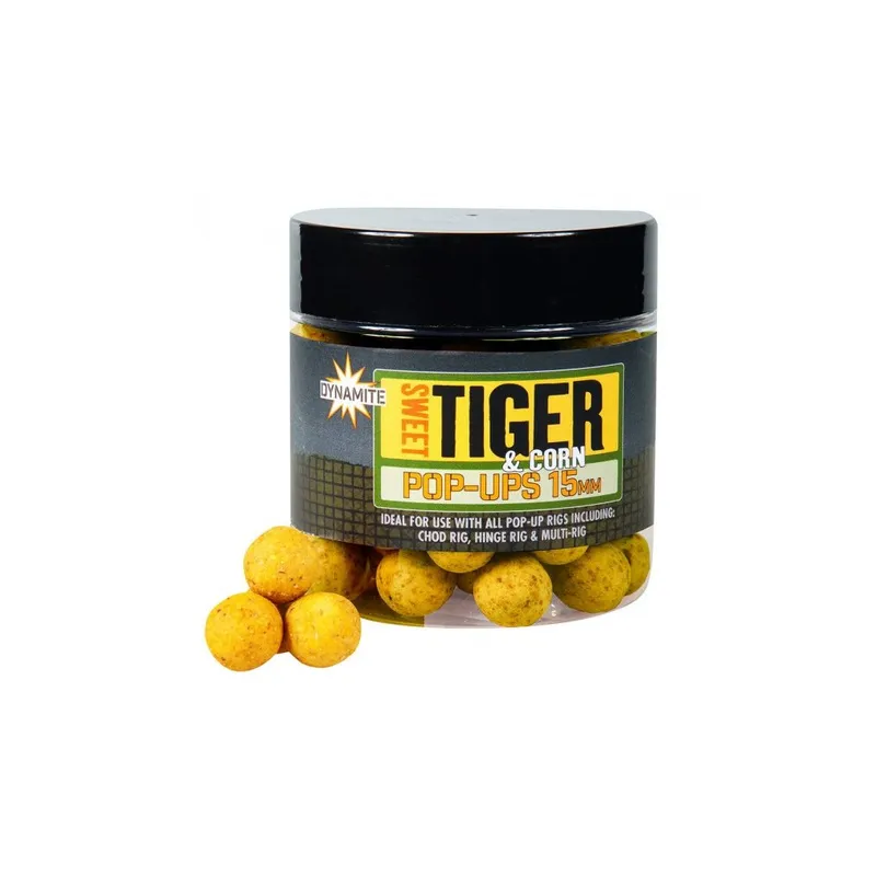 Dynamite Baits Pop-Ups 40g 15mm Sweet Tiger & Corn