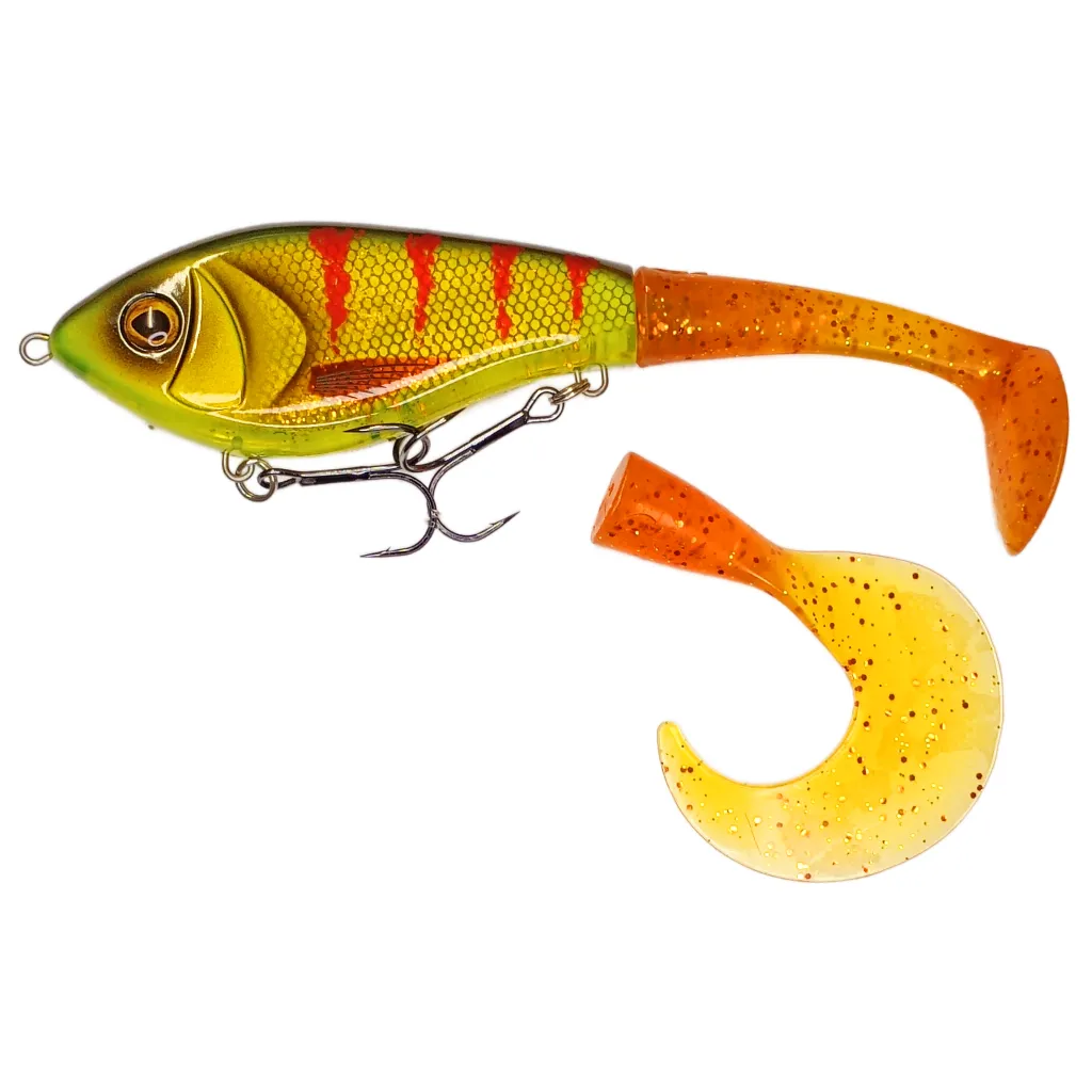 Swim Tail SP 12cm 62g 3D UV Copper Perch