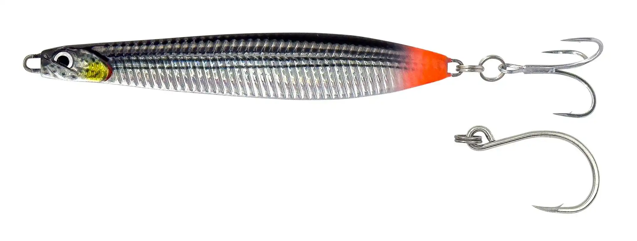 Silver/Black Mullet