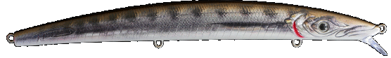 FishUs Espetron Long Minnow 11cm Grey Cuda