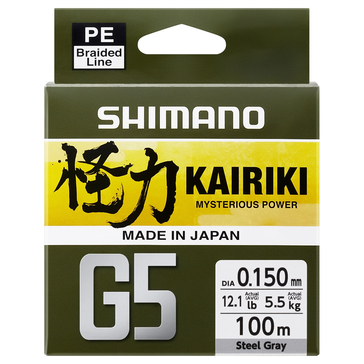 Shimano Kairiki G5 150m Steel Gray 0,13mm 4,1kg