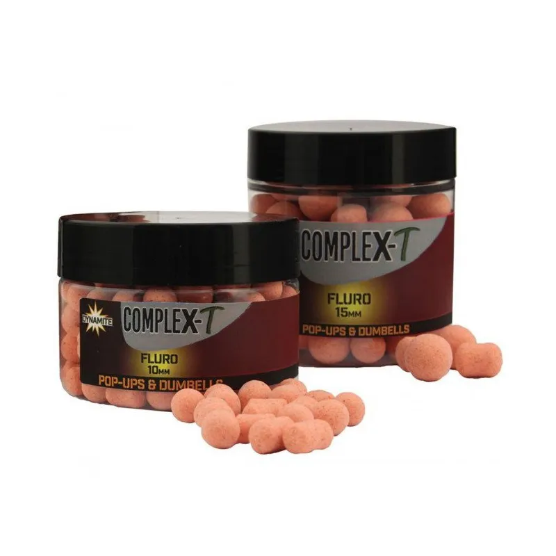 Dynamite Baits Fluro Pop-Ups 150ml 15mm Complex-T