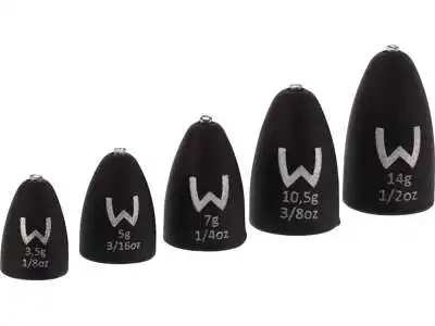 Westin Add-It Tungsten Bullet Weights Matte Black 3,5g