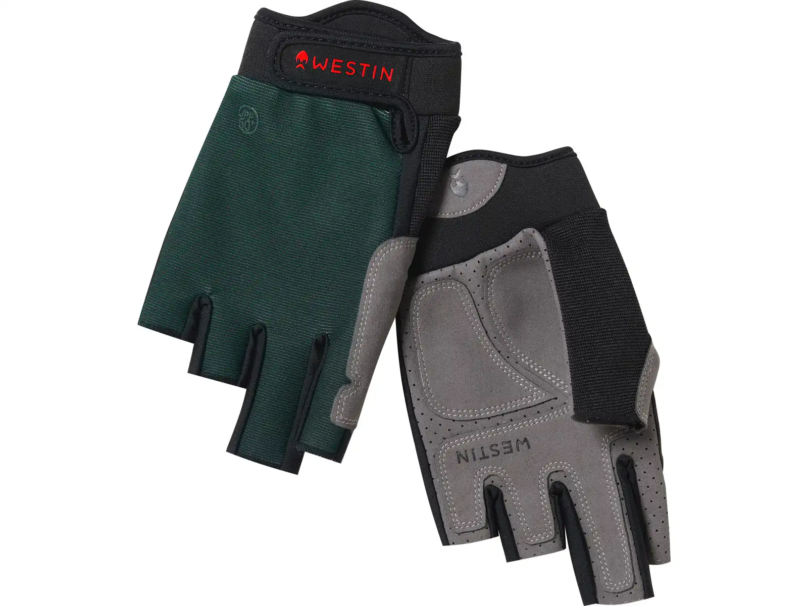 Westin Drip UPF Half Finger Glove #M Petrol Blue