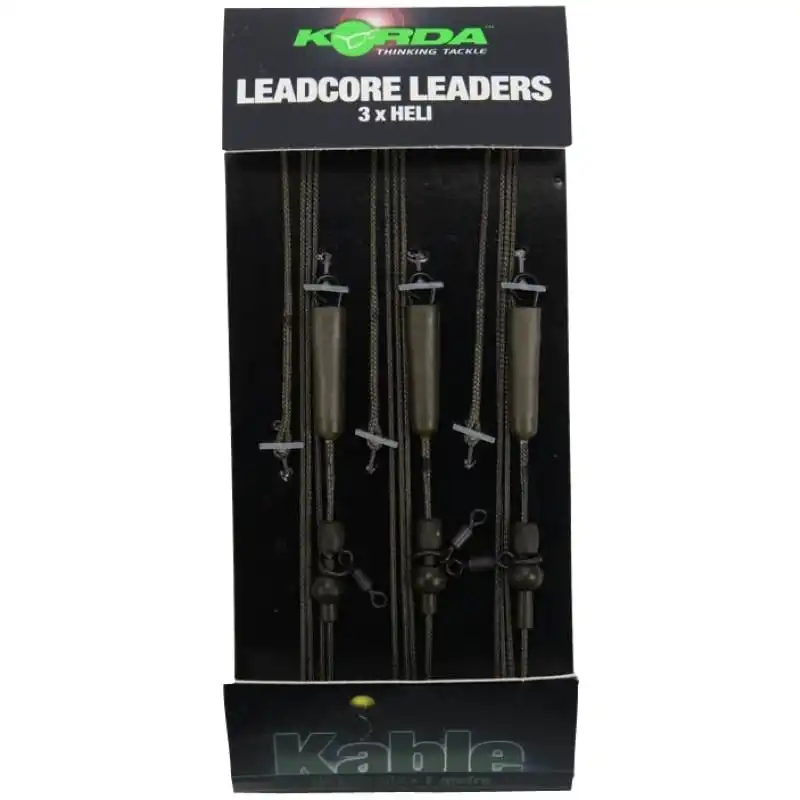 Korda Leadcore Leader Heli 100cm Weed/Silt
