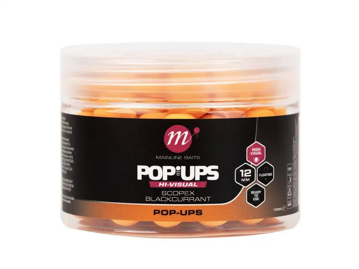 Mainline High Visual Mini Pop-Ups 12mm Scopex Blackcurrant