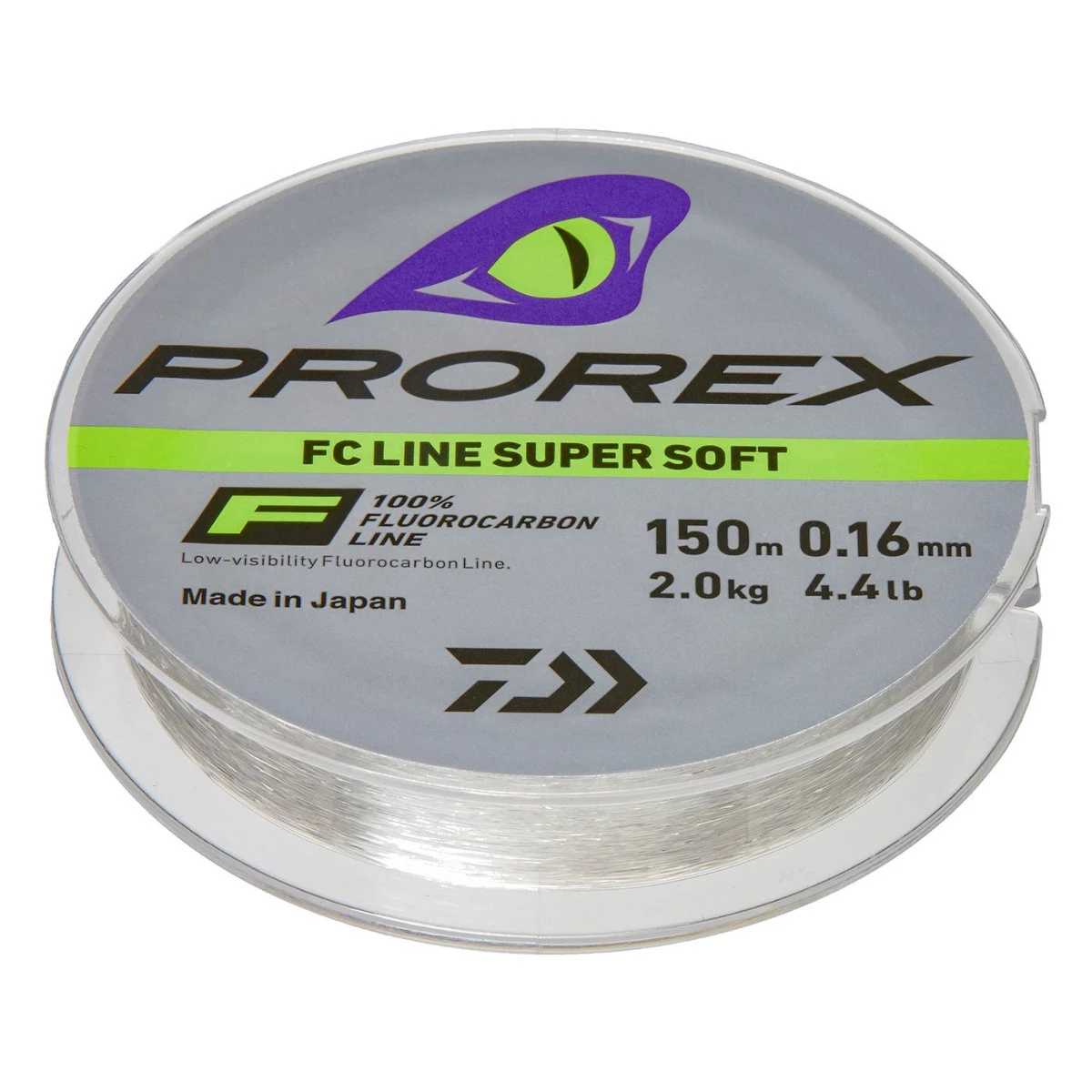 Daiwa Prorex FC Line Super Soft 150m Clear 0,16mm 2kg