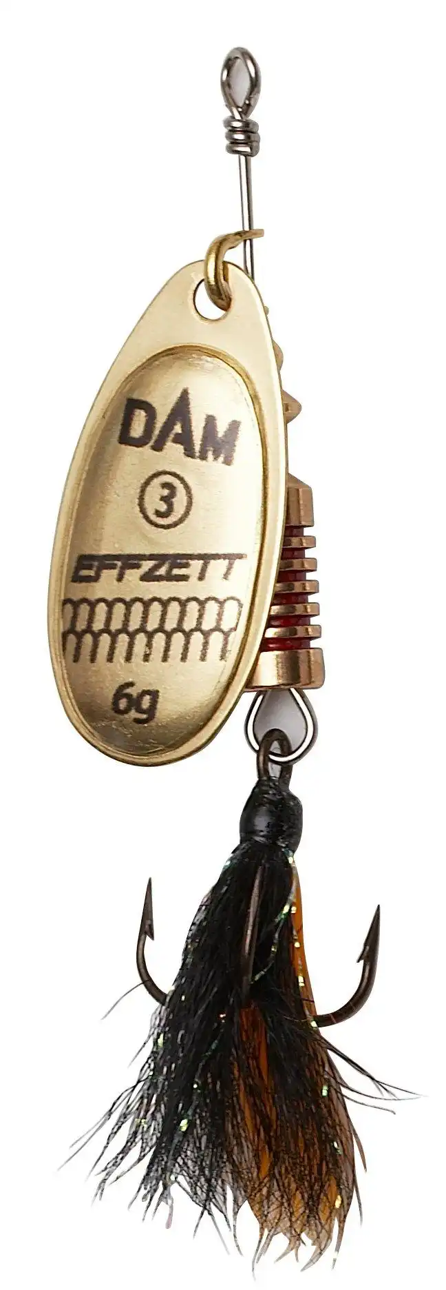 DAM FZ Standard Dressed Spinner #4 Gold