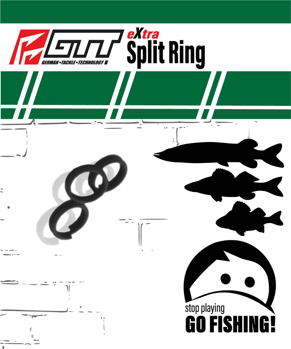 GTT Splitt Ring 20 Stück Sprengringe-7
