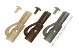 GTT Safety Rig Clip mit Pin Braun