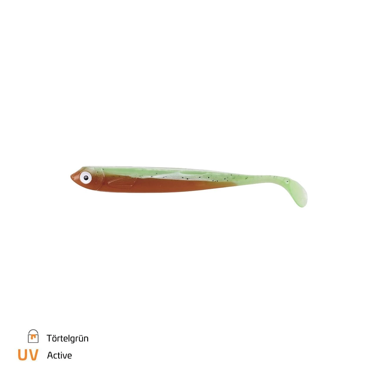 Zeck Zander Gummi von S. Hänel 12cm Törtelgrün