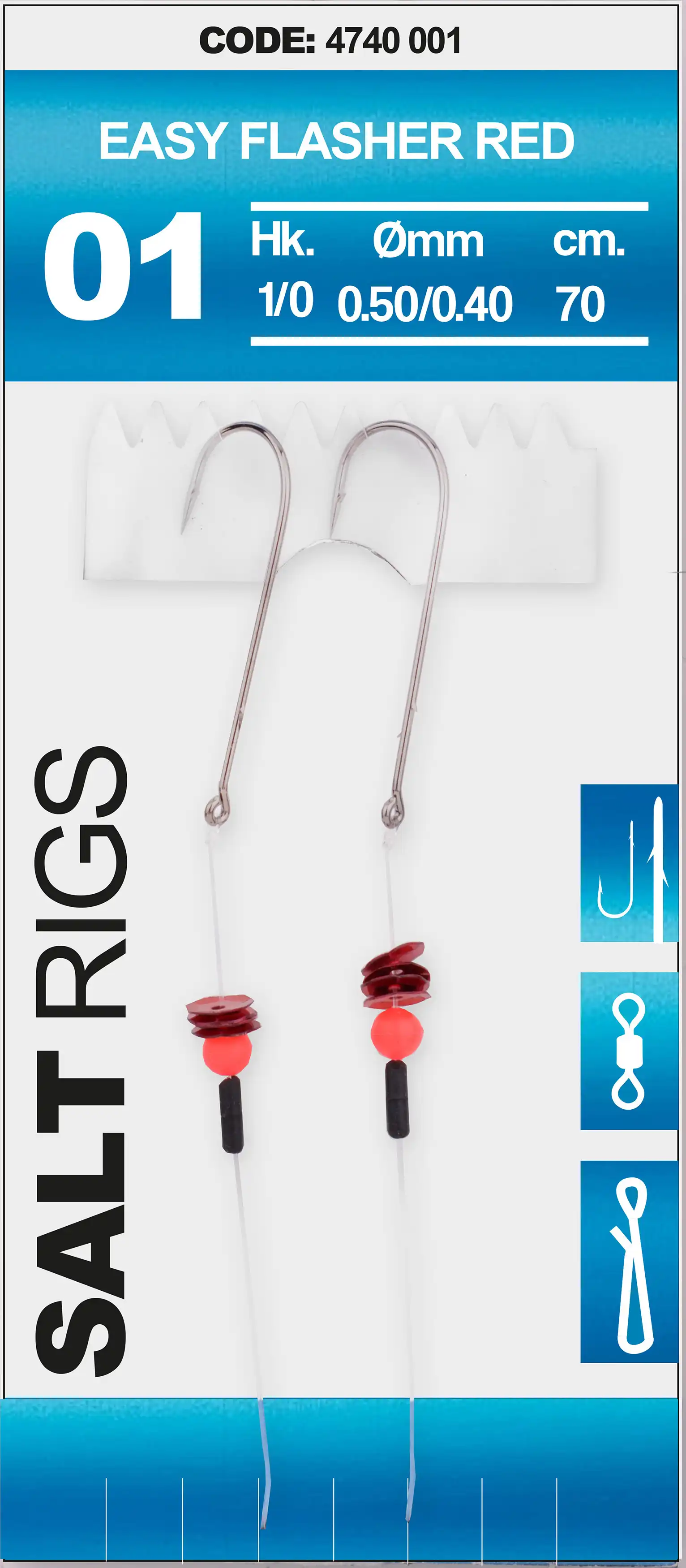 Spro 01 Salt Rig Easy Flasher 2 Red