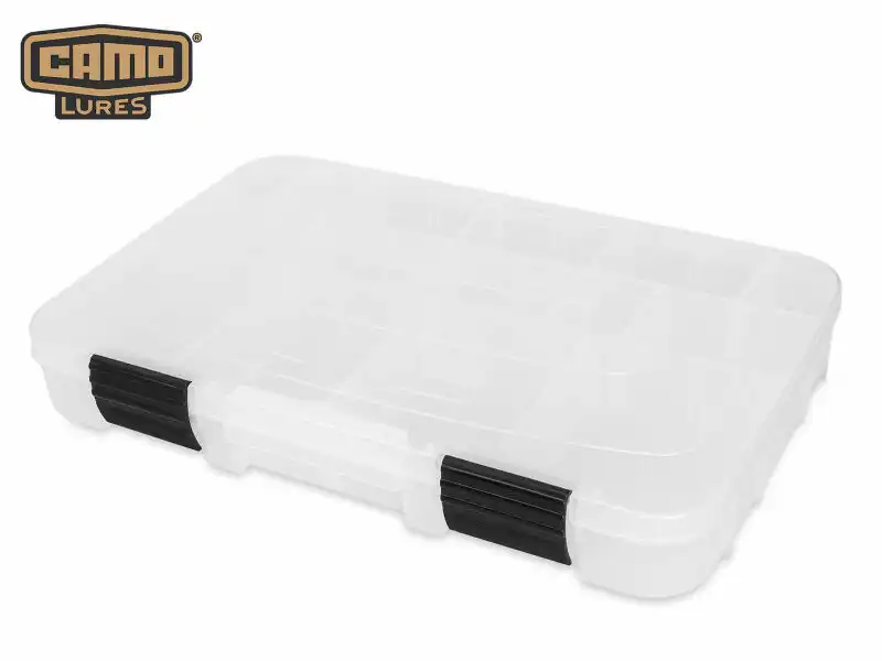 Camo Lures Tackle Box Large Transparent 36,4x5x24,8cm