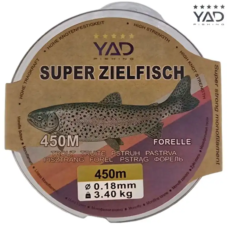 YAD Super Zielfisch Forelle 450m 0,18mm clear