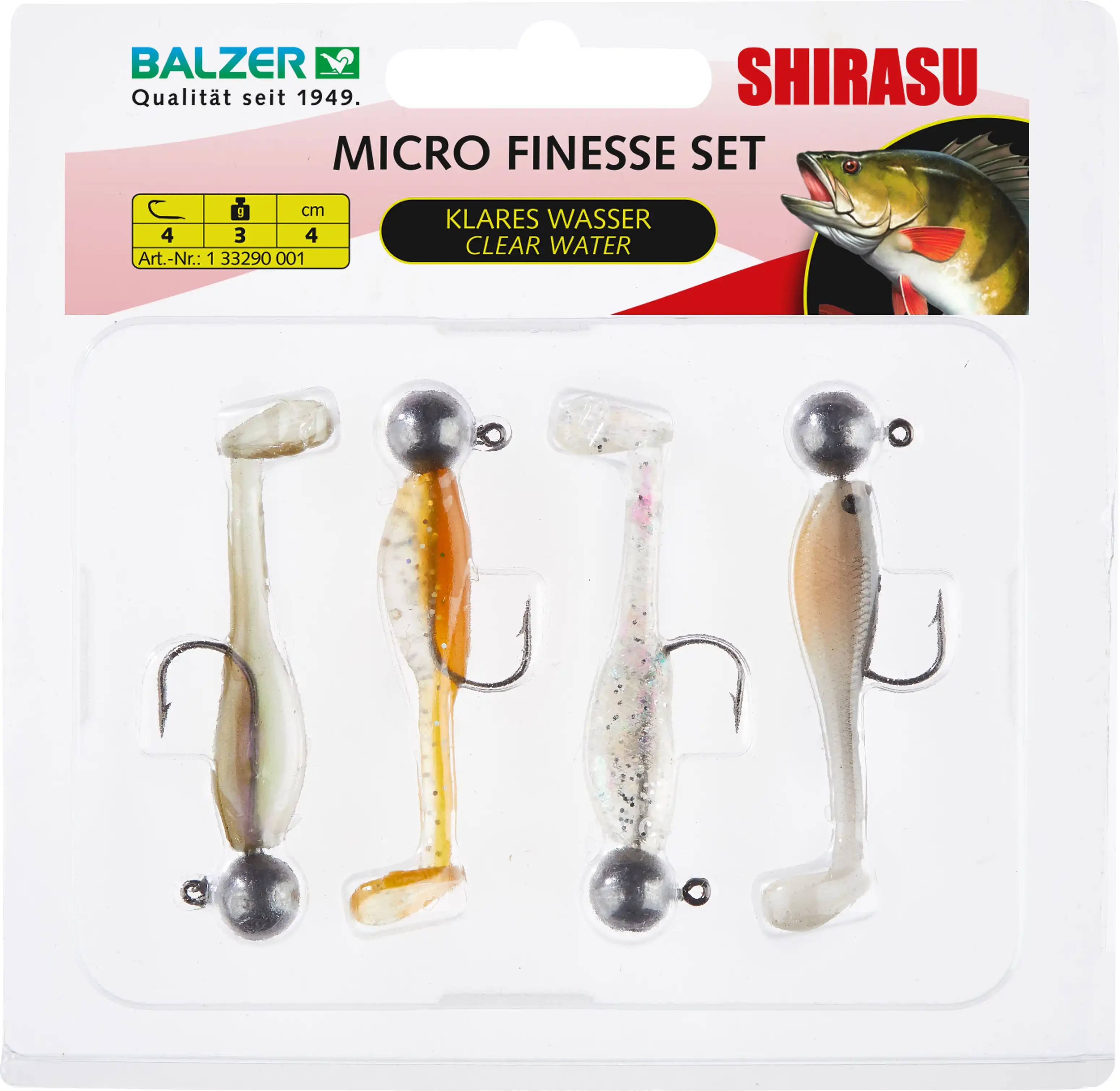 Balzer Shirasu Microköder-Set Klares Wasser