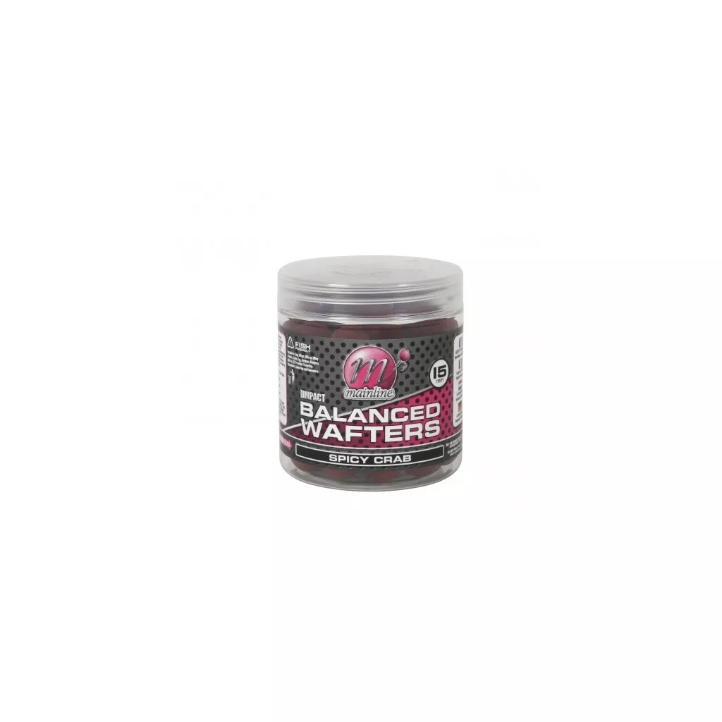 Mainline High Impact Balanced Wafters 15mm Spicy Crab