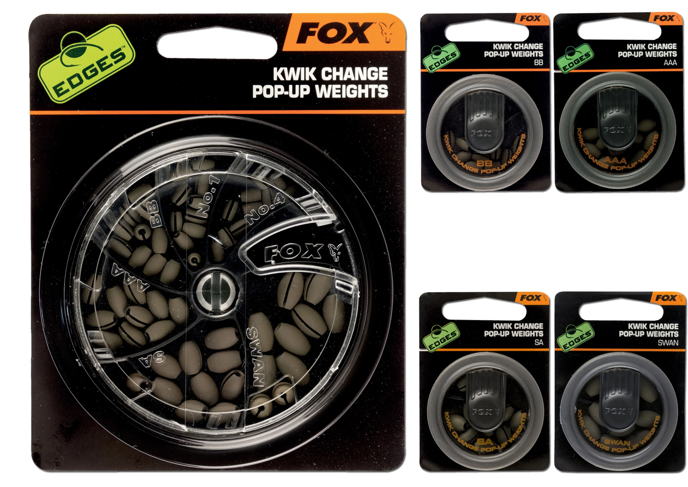 FOX Carp Edges Kwik Change Pop-Up Weights 0,4g