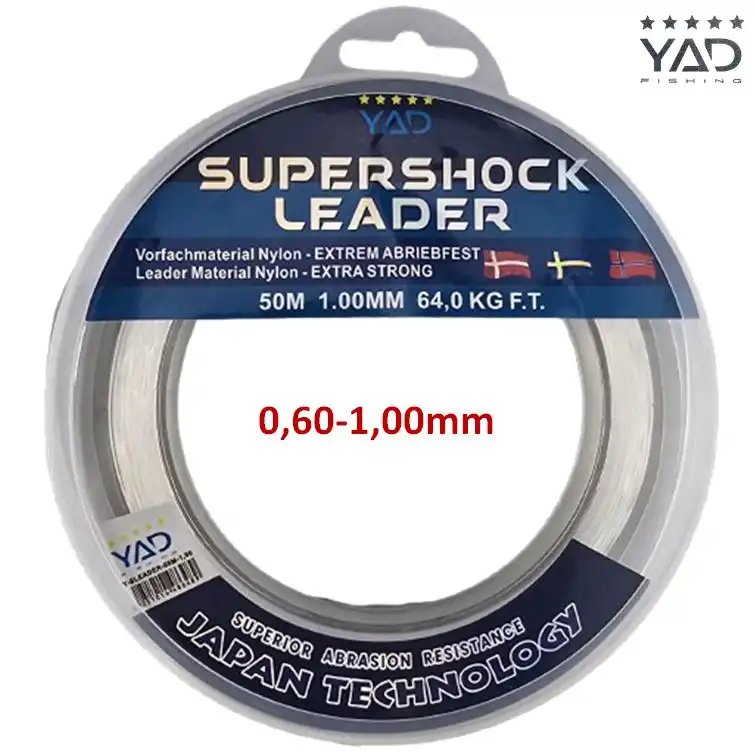 YAD Super Shock Leader 5000cm clear 0,60mm