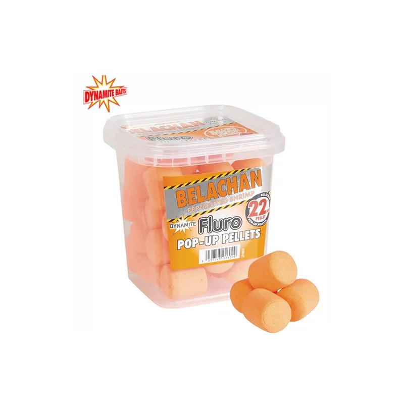Dynamite Baits Fluro Pop-Up Pellets 162g 22mm Squid & Octopus