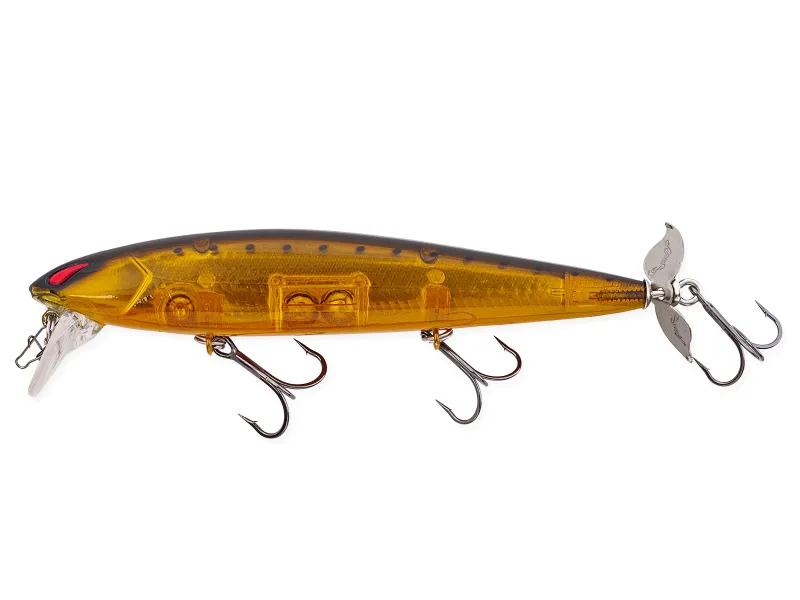 Nories Laydown Minnow WAKE Prop Plus Gold Rush