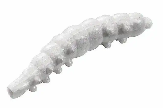 Berkley Power Garlic Honey Worm 2,5cm White