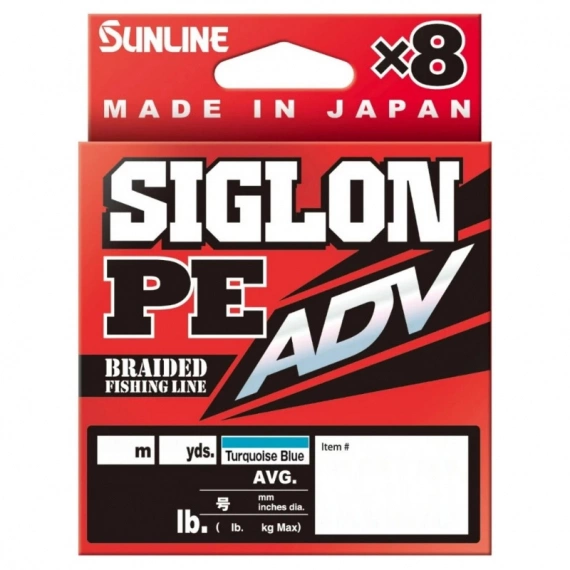 Sunline Siglon PE X8 ADV 300m Turquoise 0,17mm 5,5kg