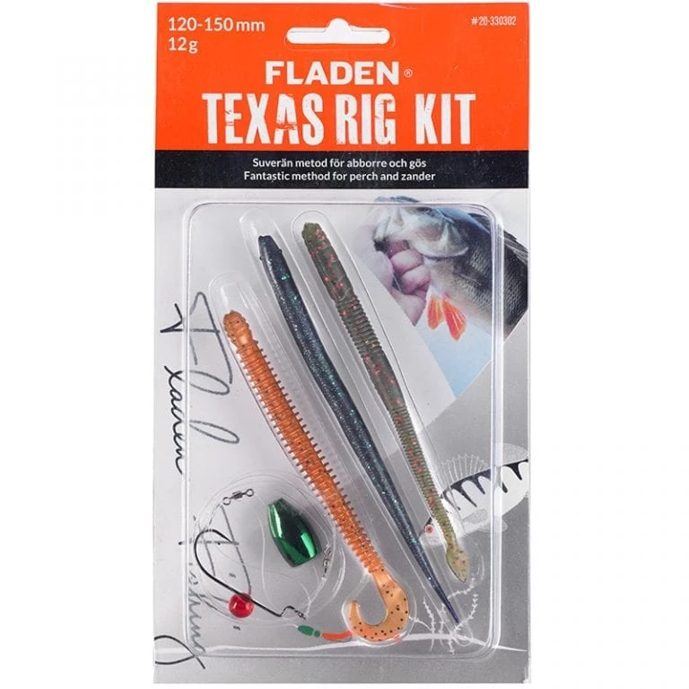 Fladen Texas Rig Kit 5,9" Green Head