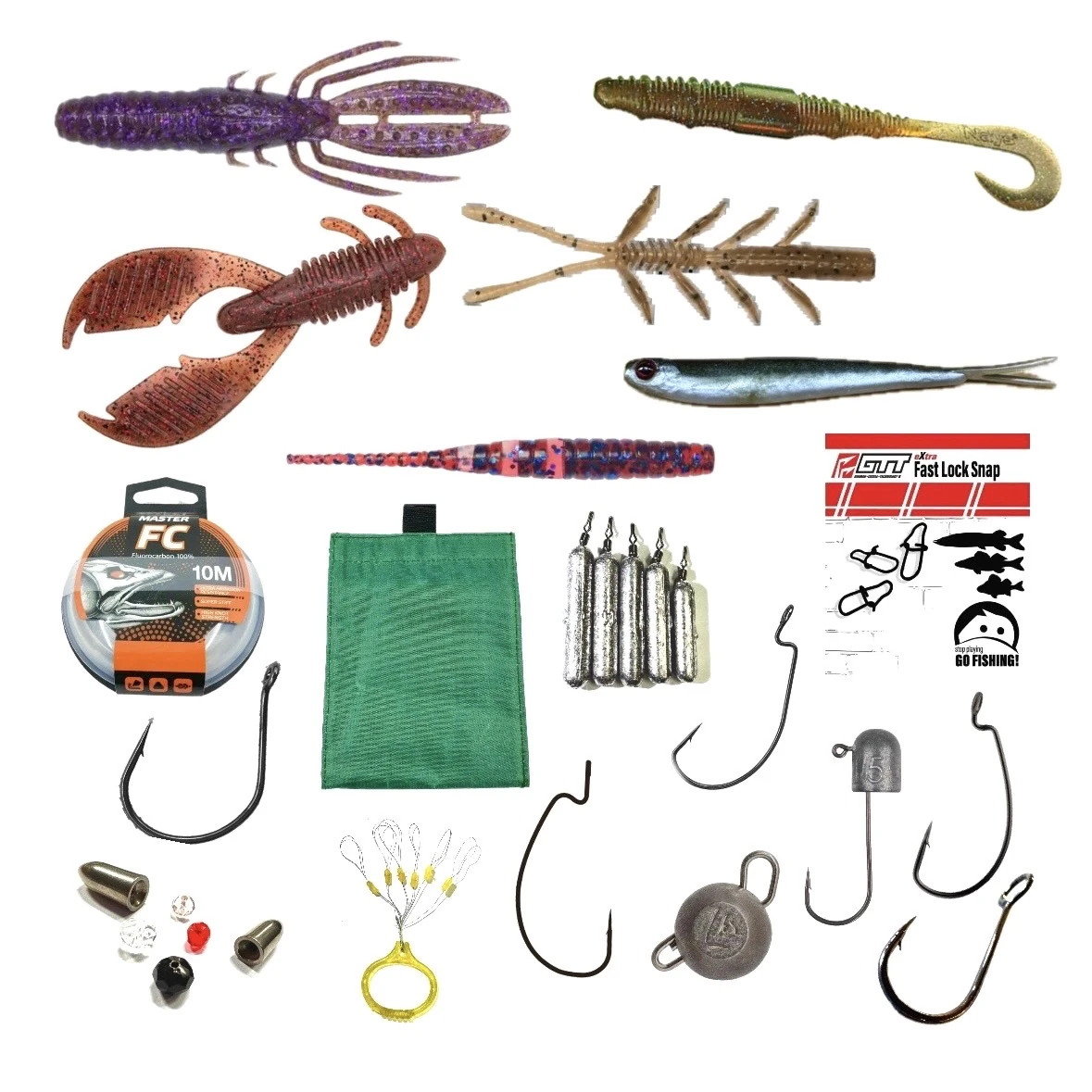 AngelJoe Finesse-Set zum Barschangeln