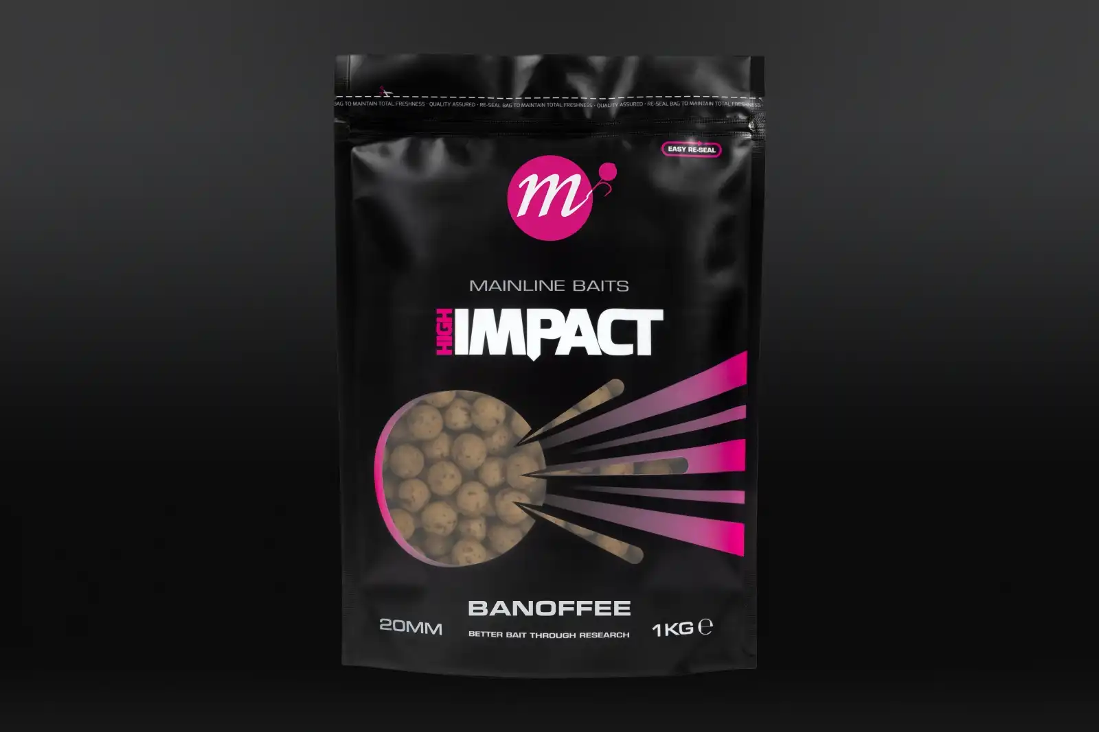 Mainline HI Impact Boilies Banoffee 20mm