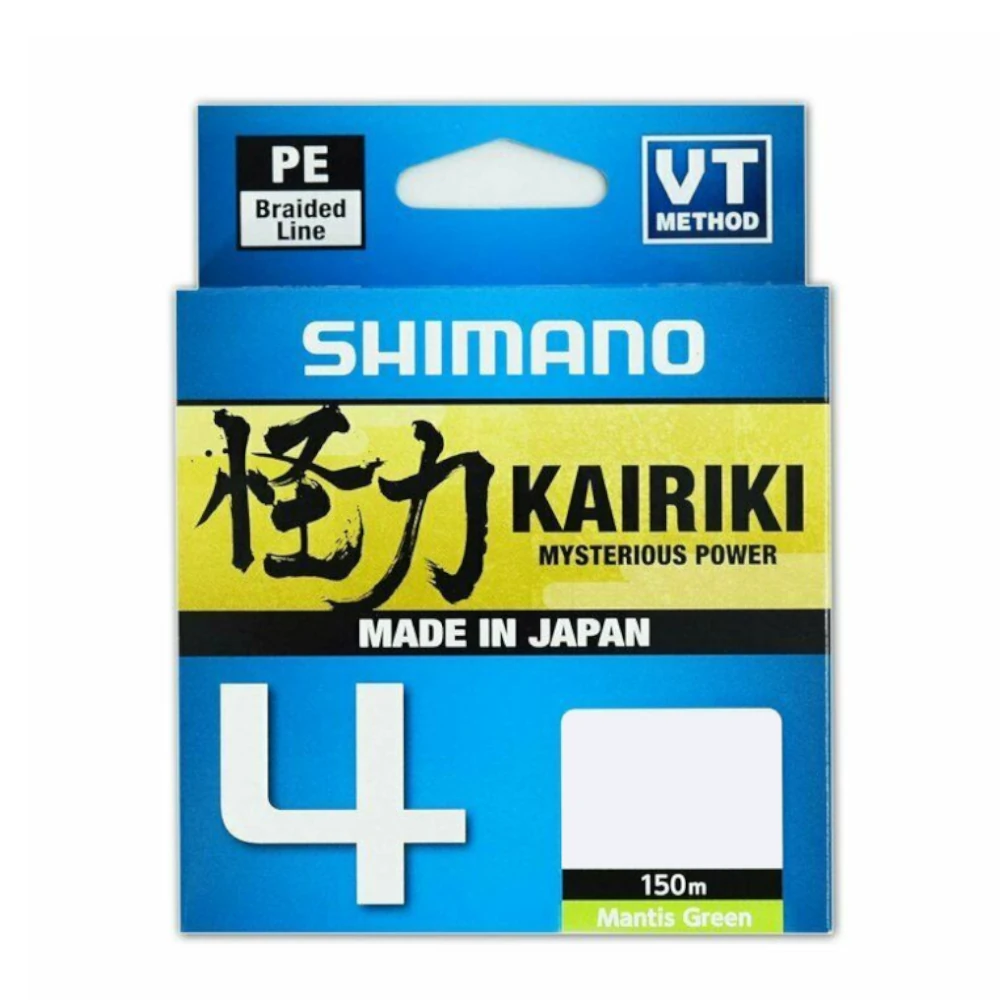 Shimano Kairiki 4 150m Mantis Green 0,10mm 6,8kg